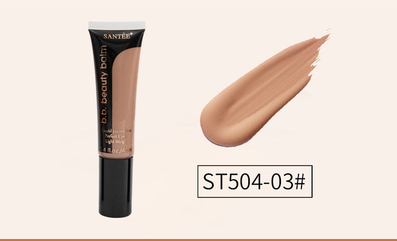 Long-Lasting Concealer Foundation Moisturizing Natural Color Powder Foundation