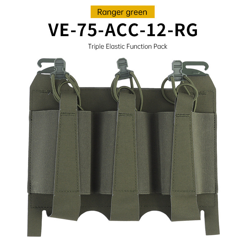 Outdoor 5.56 Triple Magazine Pouches Tactical Pouch Molle Mag Pouch for Hunting Vest