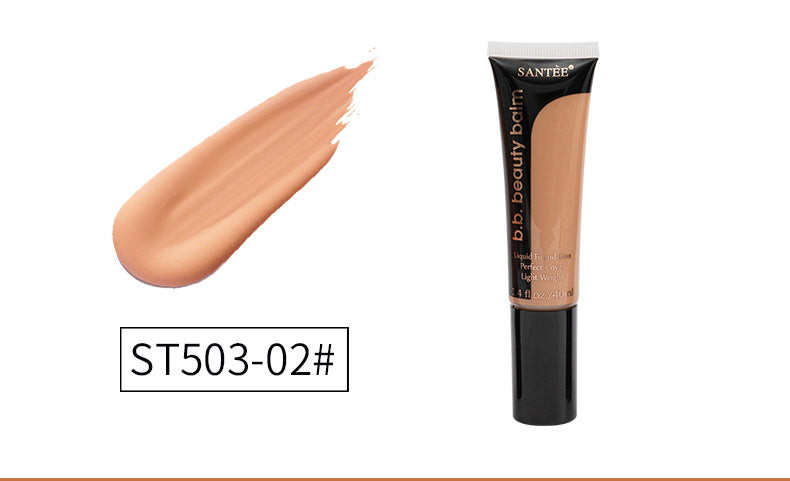 Long-Lasting Concealer Foundation Moisturizing Natural Color Powder Foundation