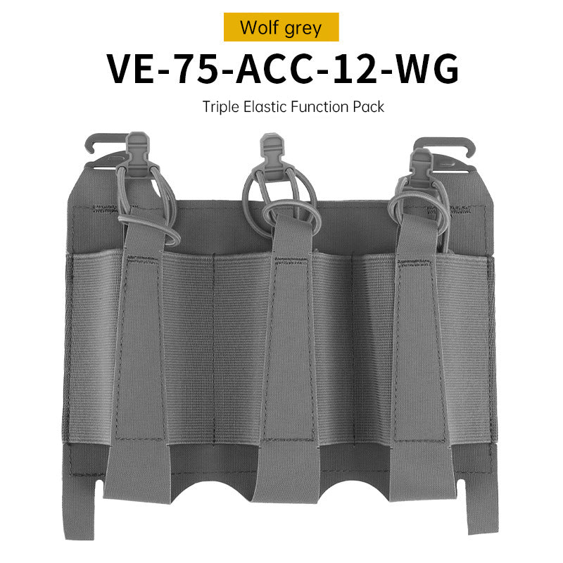 Outdoor 5.56 Triple Magazine Pouches Tactical Pouch Molle Mag Pouch for Hunting Vest