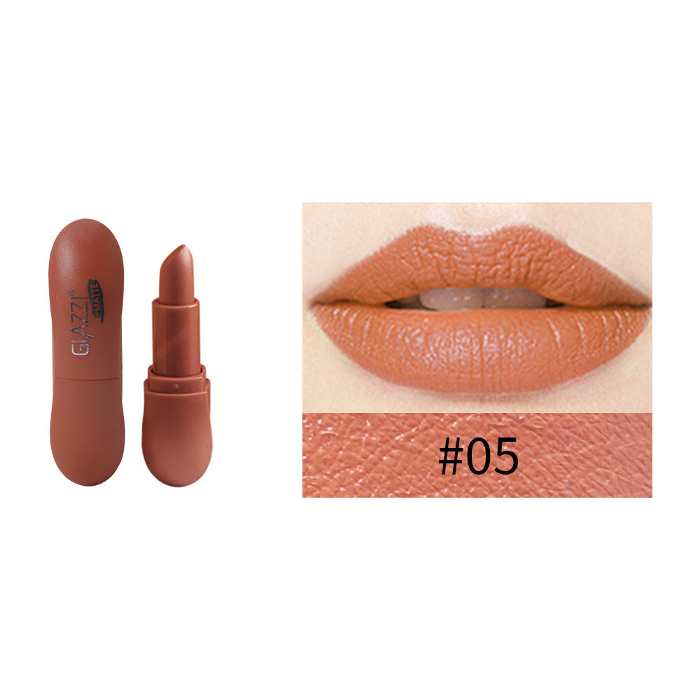 12 Color Rhombic Matte Lipstick Yeast Color Does Not Stick To The Cup And Does Not Fade