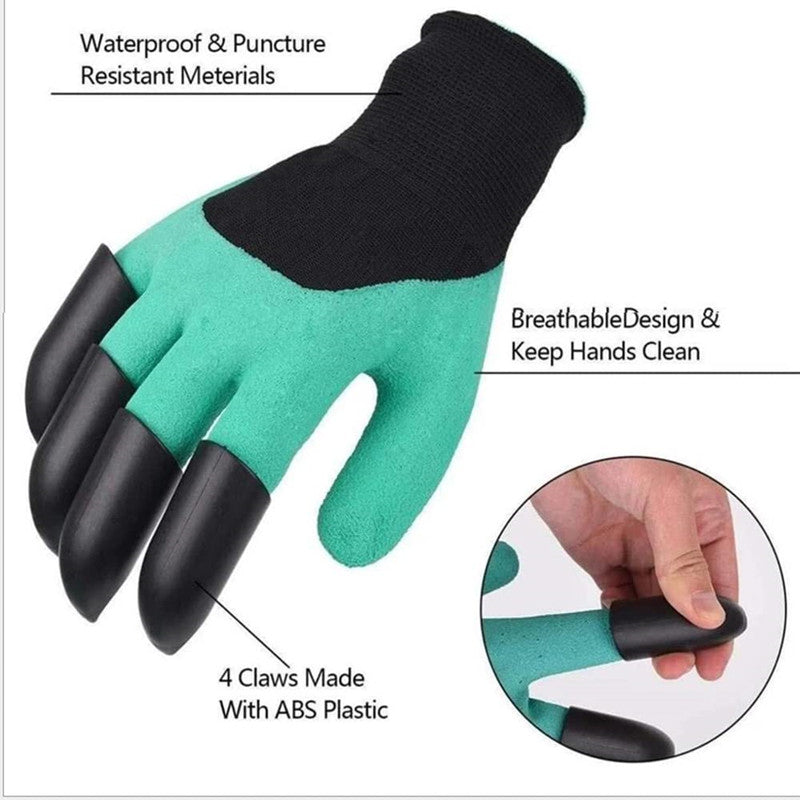 Digging Gloves Dipped Protective Paws Garden Planting Protective Gloves