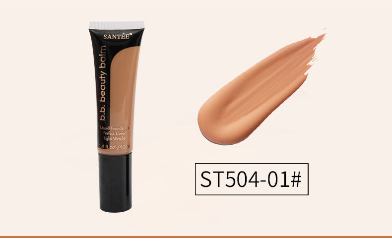 Long-Lasting Concealer Foundation Moisturizing Natural Color Powder Foundation