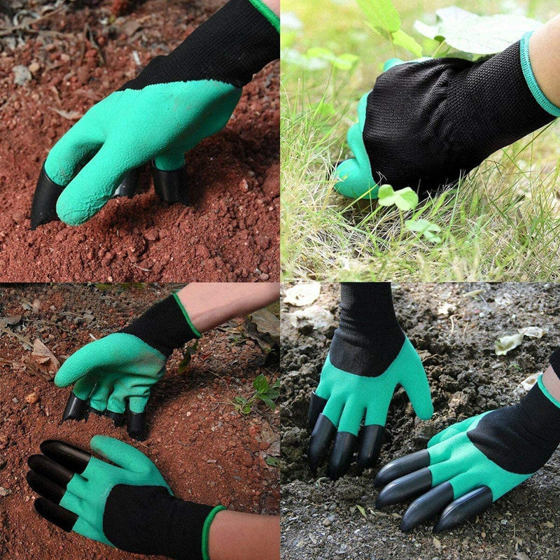 Digging Gloves Dipped Protective Paws Garden Planting Protective Gloves