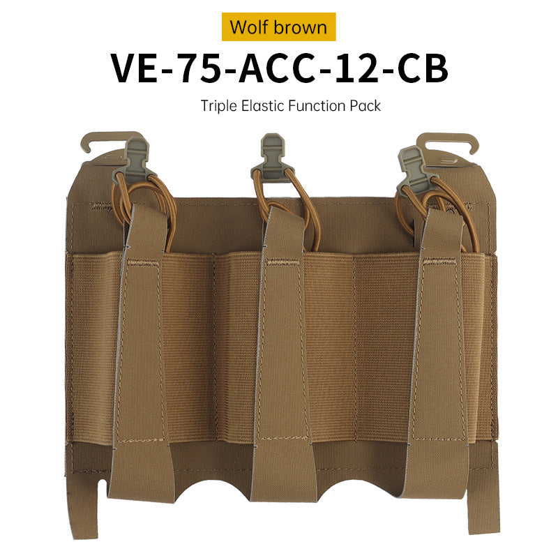 Outdoor 5.56 Triple Magazine Pouches Tactical Pouch Molle Mag Pouch for Hunting Vest