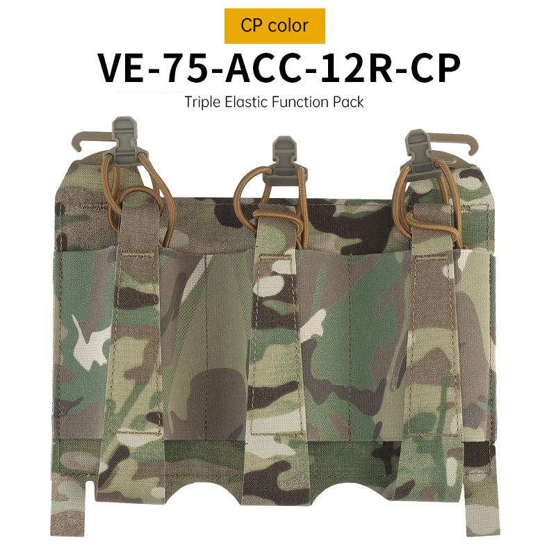 Outdoor 5.56 Triple Magazine Pouches Tactical Pouch Molle Mag Pouch for Hunting Vest